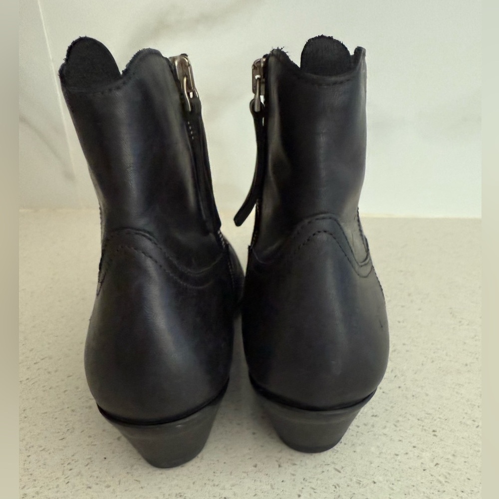 Golden Goose Young Western Boots Black Leather Size EU 36 US 6 - Picture 4 of 8